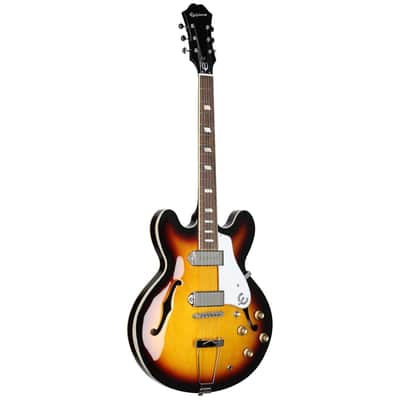Epiphone Casino Electric Guitar (with Gig Bag), Vintage Sunburst image 4