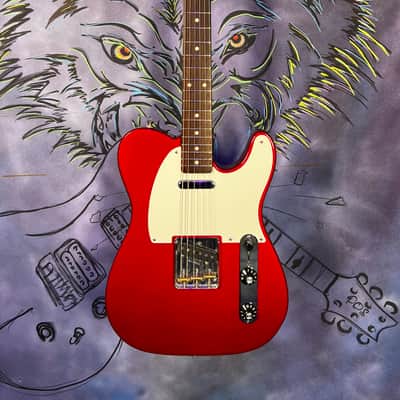 USED Fender Muddy Waters Signature Telecaster - Metallic Red image 2