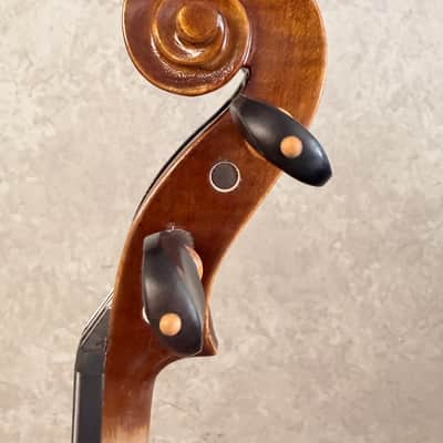 Handmade 4/4 Violin Outfit - Flamed Maple Back ,Spruce Top, Bow&Case image 11