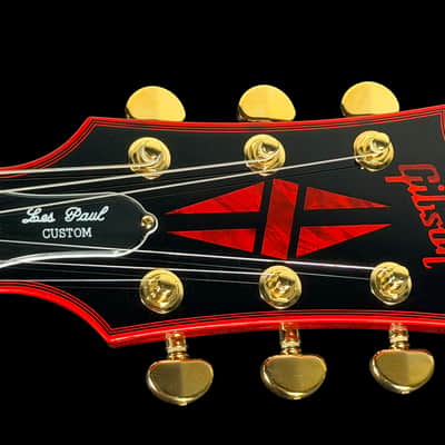2026 Gibson Les Paul Custom 3A Flame Top Custom Shop Chambered ~ Red Widow image 12
