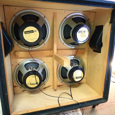 Vintage Marshall 4x12 1970's era Rola Cabinet Slant Cab England image 4
