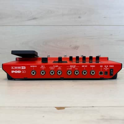 Line 6 POD Go Limited Edition Red Multi-Effects Processor w/ Power Supply 2022–2020s image 10