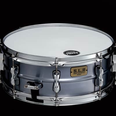Tama LAL1455 5.5x14" S.L.P. Series Classic Dry Aluminum Snare Drum 2017 - Present - Matte Aluminum image 2