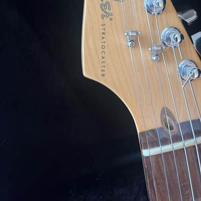 LEFT-HANDED Fender American Series Stratocaster 2003-2004 |chrome red|rosewood|OHSC & case candy image 9