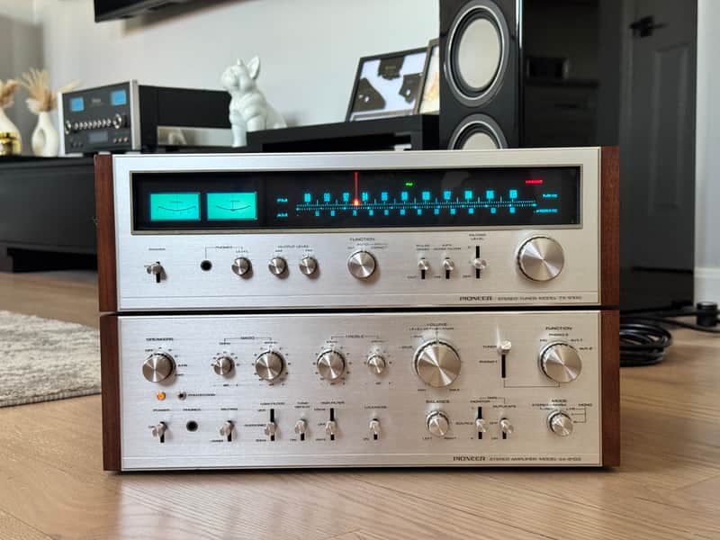 Vintage Pioneer SA-9100 Stereo Integrated Amplifier + TX-9100 Tuner ~SERVICED + LED UPGRADE~