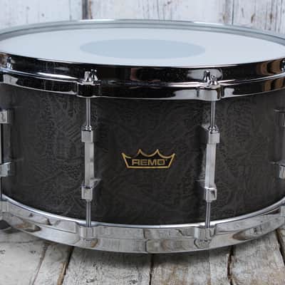 Remo Gold Crown Advanced Acousticon Snare 14 x 6.5 Snare Drum Brass Wrap image 1