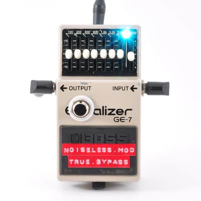 Boss GE-7 Modified True Bypass & Noiseless Equalizer Made In Taiwan 2002 Used From Japan #MP58507 image 5