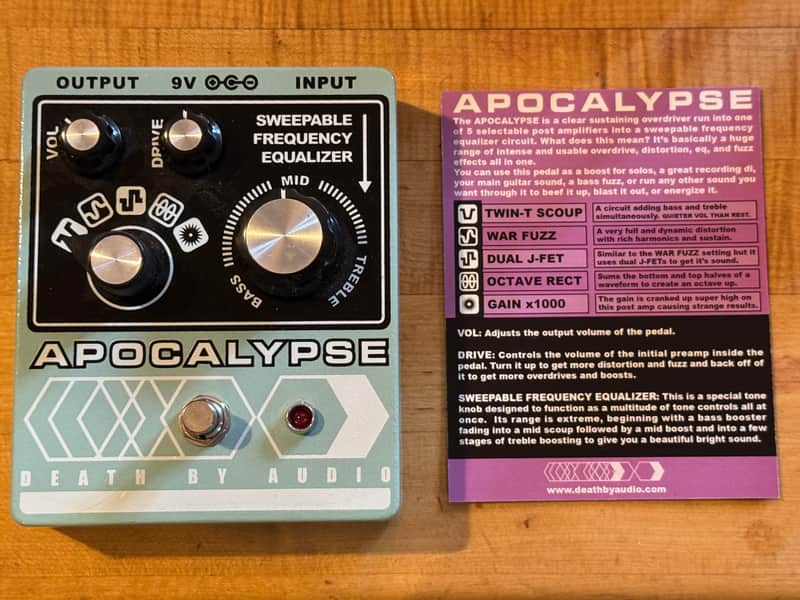 Death By Audio Apocalypse 2018- Sea Foam Green image 1