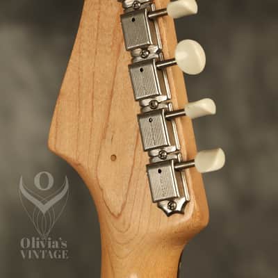 original 1962 Fender Duo-Sonic SLAB BOARD Shaded Sunburst/Maroonburst HANG TAG! image 16