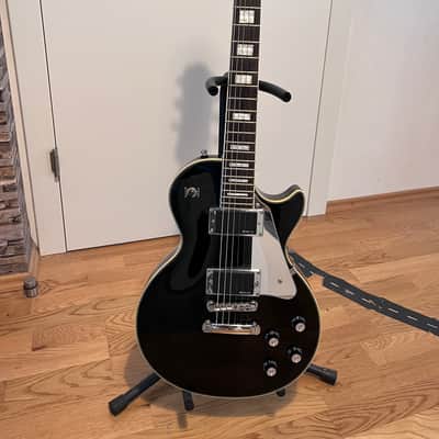 Epiphone Les Paul Custom Chrome Limited Edition – 2009 – EMG HZ – Ebony image 1