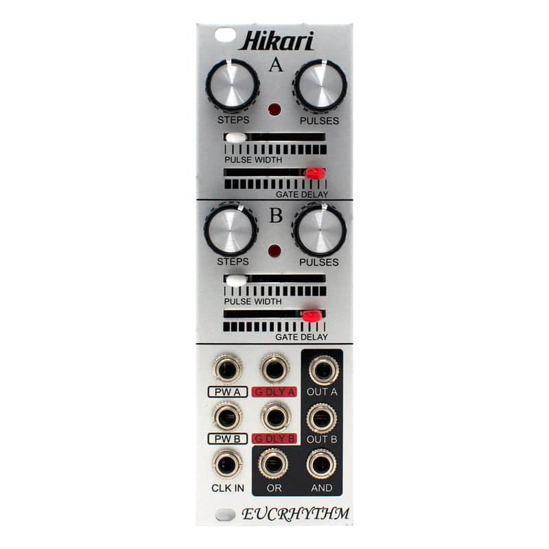Hikari Instruments Eucrhythm Eurorack Dual Euclidian Sequencer Module image 1