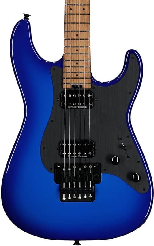 Charvel Pro-Mod Plus So-Cal Style 1 HH FR CM Electric Guitar. Caramelized Maple Fingerboard, Blue Burst TGF33 image 1