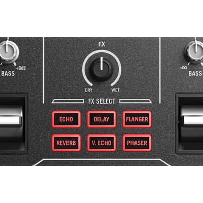 Numark Scratch 24 Bit 2-Ch Professional Serato DJ Mixer w Software & Black Case image 3