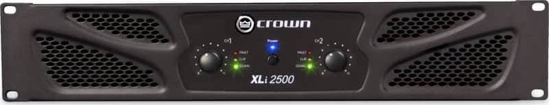 Crown XLi 2500 Power Amplifier, 1500W image 1