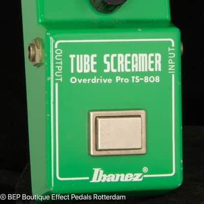 Ibanez TS-808 Tube Screamer with JRC4558D op amp 1981, " R " logo s/n 127576 Japan image 3