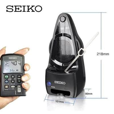 Seiko EPM5000 Quartz E-Pendulum Metronome BLACK image 3