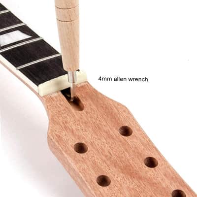 22 Frets Electric Guitar Neck Mahogany Body Rosewood Fretboard Trapezoid Inlays For Les Paul LP Guitars image 9