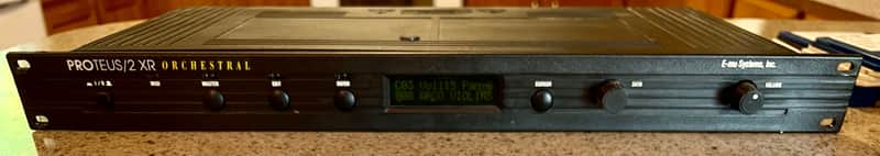 EMU Proteus Proteus/2 XR Orchestral Rackmount Sound Module #9013 1992 - Black image 1