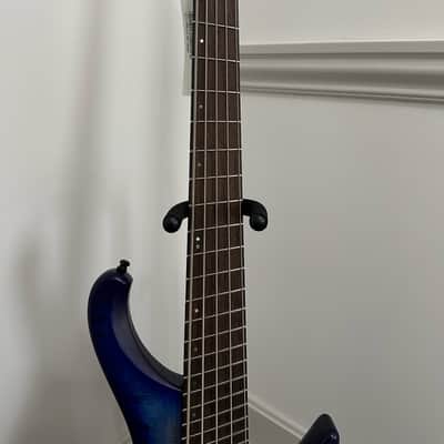 Ibanez EHB1505MS-PLF Bass Workshop 2020 - Present - Pacific Blue Burst Flat image 3