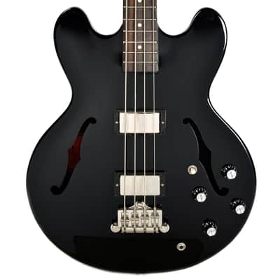 Gibson Memphis ES-335 Bass Ebony NH Floor Model image 1