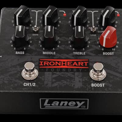 Laney Ironheart Loudpedal Twin Channel w/ Boost 60 watts of power, DI out, cab-emulation image 17