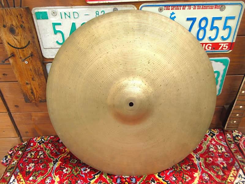 ZILDJIAN A 21" Ride, late 1960s. (ZIL22MARTUX) image 1