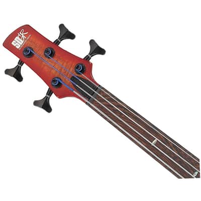 Ibanez SRD900FBTL SR Bass Workshop Bass - Fretless - Brown Topaz Burst image 4