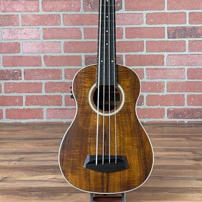 Kala Solid Hawaiian Koa Top Acoustic-Electric U-Bass image 2