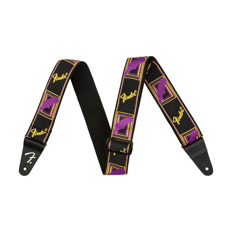 Fender Neon Monogrammed Guitar Strap image 4
