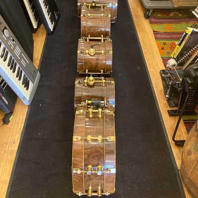 Bearing Edge 7 Piece Drum Set Kit-Maple Shells-Wood Hoops-Amazing image 1