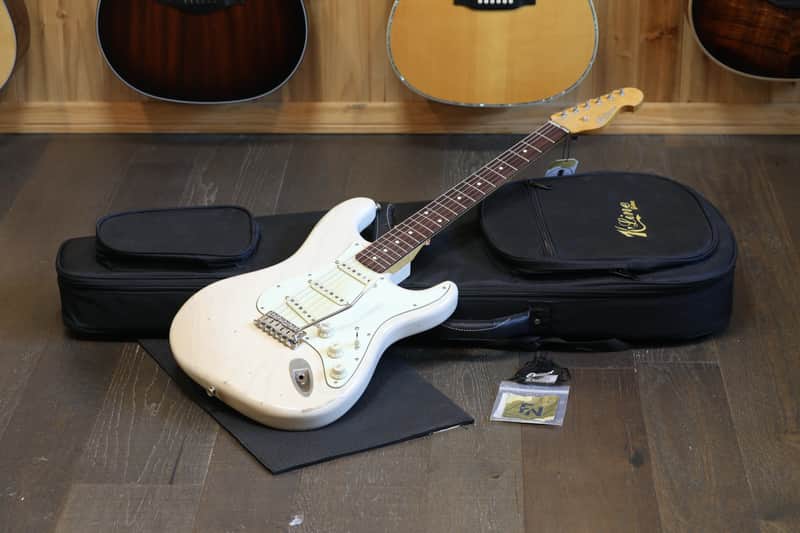 K-Line Springfield Electric Guitar Blonde Relic + OGB image 1