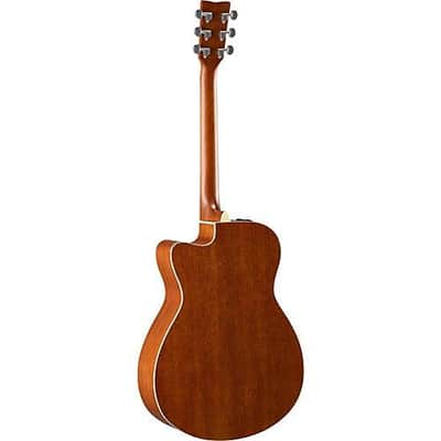 Yamaha FSX820C Small Body Acoustic-Electric Guitar Natural image 2