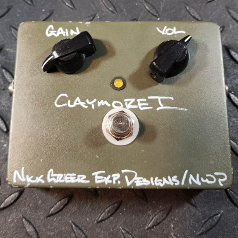 Greer Amps Claymore I Boost Drive Overdrive Vintage Original Nick Greer! image 1