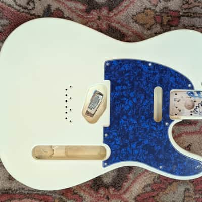 Fender Telecaster Deluxe Nashville Electric guitar body 2017-2021 - White Blonde with 2 pickguards image 5