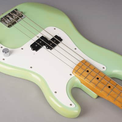 Fender Japan '57 Precision Bass Reissue - 1988 MIJ - Surf Green w/HSC image 16