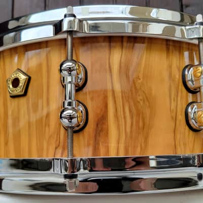 Pearl& Drum Art OliveTree Stave Snare Drum 14x5.5 image 3