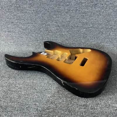 Tobacco Burst HSH Basswood Guitar Body image 6