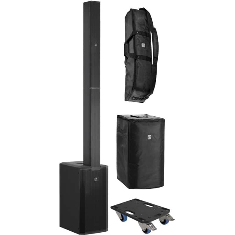 LD Systems Maui 11 G3 MIX PA-System schwarz + Schutzhüllen + Rollbrett Bild 1