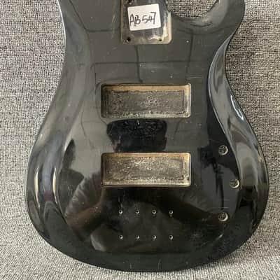 Black Solid Basswood Electric Bass Body for Right Hand image 3