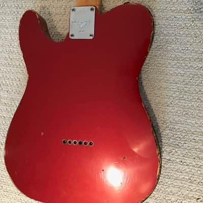 Fender Custom Shop Muddy Waters Tribute Relic Telecaster 93 of 100 2000 Candy Apple Red image 2