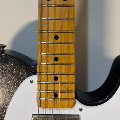 5.88 lbs Fender Brad Paisley Road Worn Telecaster w/ Lollar Imperial Low-Wind Humbucker Upgraded Modifed SH 2025 - Present Black Sparkle Nitro image 20