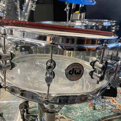 Zak Starkey's The WHO, 2010 Super Bowl Halftime Show, DW-Zildjian Custom Clear Acrylic Complete Drum Set. Authenticated! image 21