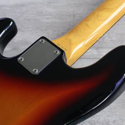 1993 Fender Japan JB62-FL '62 Reissue Jaco Fretless Jazz Bass (Sunburst) image 11
