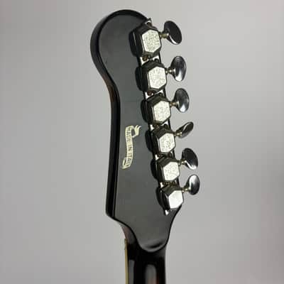 EKO 500/V3 1960s Silver Metalflake finish on top Black back and sides., Rosewood bound Fingerboard, all Switches/ Pickups working!!!, Tremelo, padded gigbag included. image 6