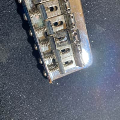 Fender String thru  bridge  Chrome image 2