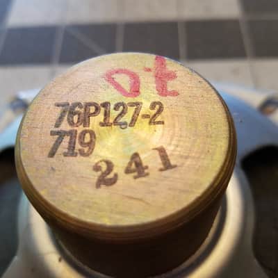 Carbonneau 4.5" AlNiCo 8 Ohm Speaker Driver 76P127-2 full range 1962 - paper cone image 7