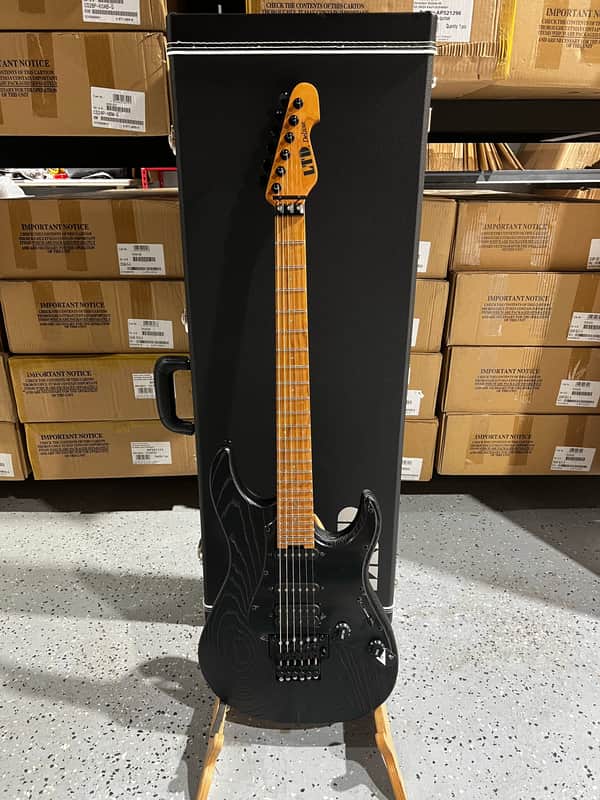 ESP LTD SN-1000 FR Electric Guitar - Black Blast image 1