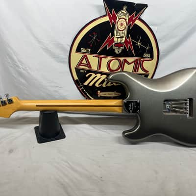 Fender American Professional II Stratocaster Strat Electric Guitar - Mercury image 8