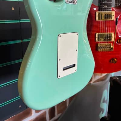 Fender Limited Edition Player Stratocaster Surf Green 2023 Electric Guitar image 11