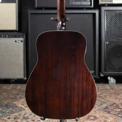 Yamaha TAG1E TransAcoustic Acoustic/Electric Guitar - Translucent Black with Gig Bag image 9